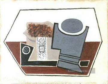  1914 Galerie - Rohr verre et Paquet de tabac 1914 kubistisch